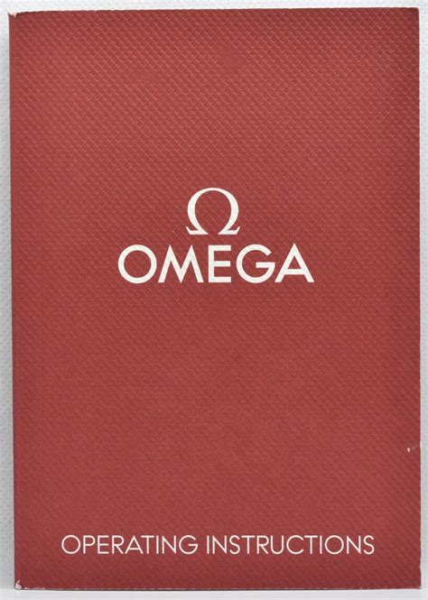 omega watch operating instructions speedmaster seamaster|Omega Seamaster instructions.